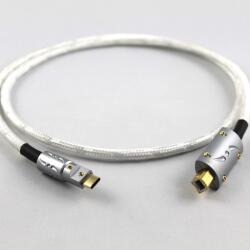 KáCsa Audió KCO-U-Ag USB B-C kábel - 0, 5 m