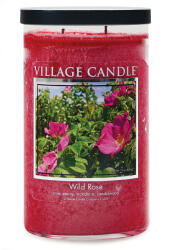Village Candle Lumânare parfumată - Trandafir sălbatic, mediu Doba hoření: 170 hodin