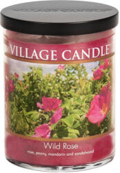 Village Candle Lumânare parfumată - Trandafir sălbatic, mediu Doba hoření: 105 hodin