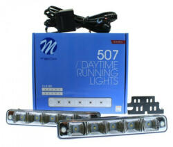 M-Tech Nappali menetfény, 2 db/szett, 5 x LED DRL - M-TECH - topboxauto - 21 280 Ft
