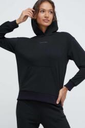 Calvin Klein melegítő felső fekete, nyomott mintás, kapucnis - fekete XS - answear - 28 990 Ft