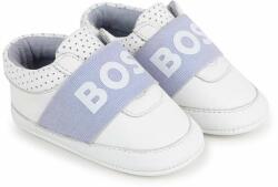 Boss csecsemő bőrcipő fehér - fehér 19