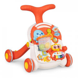 Huanger Antemergator educational 2 in 1 Huanger HE0829 - Alb cu rosu (EDIHE0829) - caruciorcopii