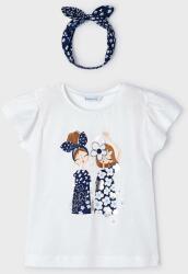 MAYORAL gyerek pamut póló - kék 116 - answear - 9 290 Ft