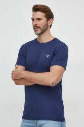 Guess t-shirt 2 db CALEB sötétkék, férfi, nyomott mintás, U97G02 KCD31 - sötétkék XL