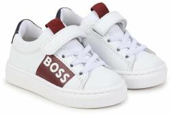 Boss gyerek bőr sportcipő fehér - fehér 23
