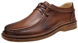  Pantofi barbati casual din piele naturala, calapod lat - GKR11M - ellegant