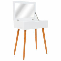 vidaXL Masă de toaletă cu oglindă, MDF, 60 x 40 x 75 cm (245751)