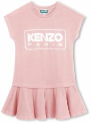 Kenzo kids gyerek pamutruha rózsaszín, mini, harang alakú - rózsaszín 150 - answear - 29 990 Ft