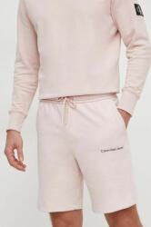 Calvin Klein Jeans pamut rövidnadrág rózsaszín - rózsaszín M