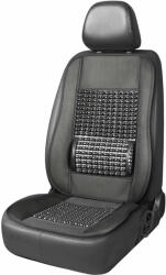 AMIO Husa scaun auto cu bile de masaj si suport lombar, dimensiuni 110 x 46 cm, culoare Neagra - vixo
