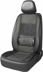 AMiO Husa scaun auto cu bile de masaj si suport lombar, dimensiuni 110 x 46 cm, culoare Neagra