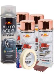 AVEX Kit complet reparatie si vopsire jante culoare Cupru Metalic, V4