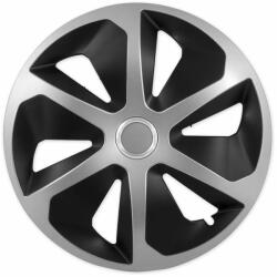 AVEX Set 4 capace roti model Rocco II, 15 inch, cu inel cromat
