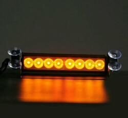 AVEX Lampa stroboscopica LED, montaj in parbriz, 8W, culoare Orange