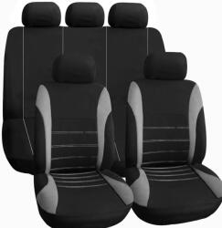 AVEX Set huse scaun auto ieftine, Universale 9 piese, model H-LINE - GRI