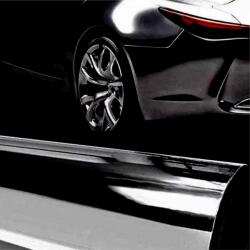 AVEX Folie colantare auto Dark Chrome (1m x 1, 52m)