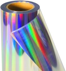 AVEX Folie HOLOGRAFICA pentru colantare elemente auto, 200g/mp, printabila Pigment, Laser, Solvent, UV (3m x 60cm)
