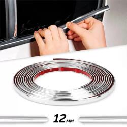 AVEX Rola Ornament autoadeziv, 12mm x 15m, culoare Crom SILVER