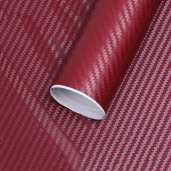 AVEX Folie colantare auto Carbon 3D - Visiniu (3m x 1, 27m)