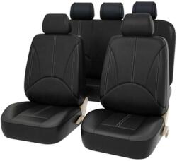AVEX Set 11 huse scaun auto UNIVERSALE din piele ecologica NEGRU AG338E