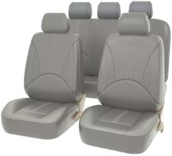 AVEX Set 11 huse scaun auto UNIVERSALE din piele ecologica GRI, AVX-AG338G