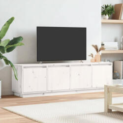 vidaXL fehér tömör fenyőfa TV-szekrény 156 x 37 x 45 cm (840157)