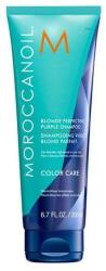 Moroccanoil Sampon pentru Par Blond, Decolorat sau Alb/Grizonat - Moroccanoil Blonde Perfecting Purple Shampoo, 200 ml