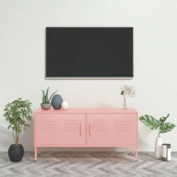 vidaXL rózsaszín acél TV-szekrény 105 x 35 x 50 cm (336229)