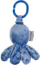 Nattou felhúzós rezgő játék plüss Lapidou - Octopus kék (M5414673876520)