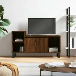 vidaXL barna tölgyszínű szerelt fa TV-szekrény 100x35x55 cm (831331)