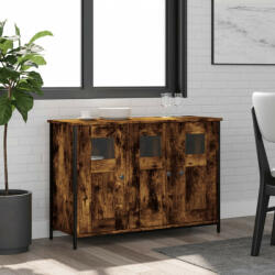 vidaXL füstös tölgy színű szerelt fa tálalószekrény 100 x 35 x 70 cm (835521) - balena