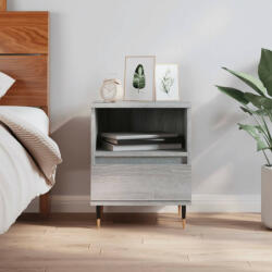 vidaXL szürke sonoma színű szerelt fa éjjeliszekrény 40 x 35 x 50 cm (830616) - balena