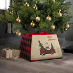 Karácsonyfatalp takaró - autós - 55 x 26 cm (GL-58557B)