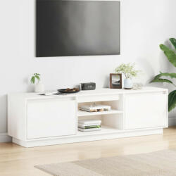 vidaXL fehér tömör fenyőfa TV-szekrény 140 x 35 x 40 cm (840413) - balena