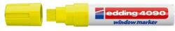 edding 4090 folyékony krétamarker 4-15 mm neon sárga (7580139007)