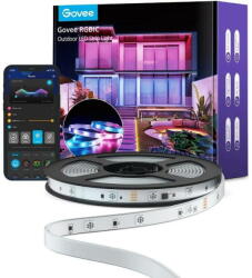 Govee Banda LED H6172 Outdoor 10m LED Strip; Wi-Fi, Bluetooth, RGBIC, IP65 (H61723D1)