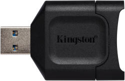 Kingston Technology MobileLite Plus kártyaolvasó USB 3.2 Gen 1 (3.1 Gen 1) Type-A Fekete