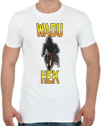 printfashion PUBG - Wadu Hek - Férfi póló - Fehér (851346)