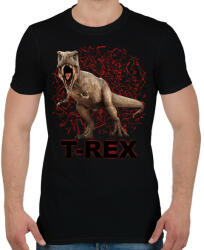 printfashion T-REX - Férfi póló - Fekete (12762685)