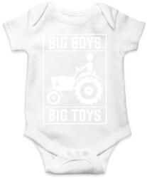 printfashion Big boys big toys - traktoros - Baba Body - Fehér (1332452)