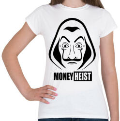 printfashion Money Heist - Női póló - Fehér (3176685)