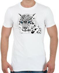 printfashion Macska - Férfi póló - Fehér (5154405)