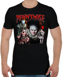 printfashion Pennywise - Férfi póló - Fekete (14209276)