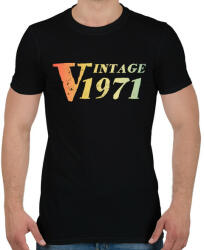 printfashion 1971 - Férfi póló - Fekete (12088989)