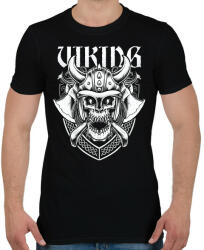 printfashion viking - Férfi póló - Fekete (13721440)