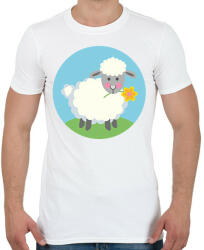 printfashion Húsvéti bárány - Férfi póló - Fehér (13179679)