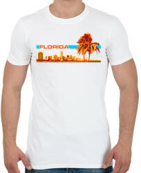 printfashion Florida - Férfi póló - Fehér (906520)