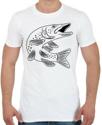 printfashion csuka - Férfi póló - Fehér (5000449)