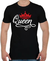 printfashion Queen - Férfi póló - Fekete (2189320)